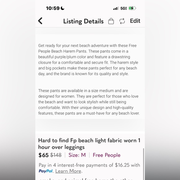 Free people original listing in my closet with video and photos - Picture 7 of 8